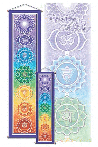 Chakra Banner (30 x 120 cm)