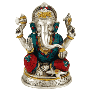 Ganesha Beeld Mozaïek - 20 cm