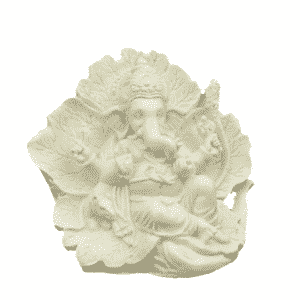 Ganesha Beeld Ridhi Sidhi (12 cm)
