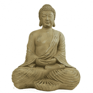 Japanse Boeddha Beeld Polyresine Amithaba - 36 x 25 x 45 cm