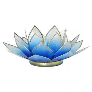 Lotus Sfeerlicht Blauw-Wit