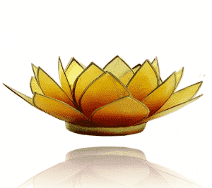 Lotus Sfeerlicht Oranje-Geel Tweekleurig