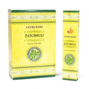 Ayurvedische Masala Wierook Patchouli Premium (12 doosjes)