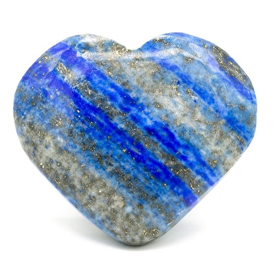 Lapis Lazuli Knuffelsteen Hartvormig