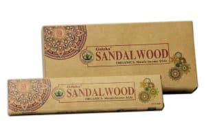 Goloka  Wierook Organica Sandalwood (6 pakjes)