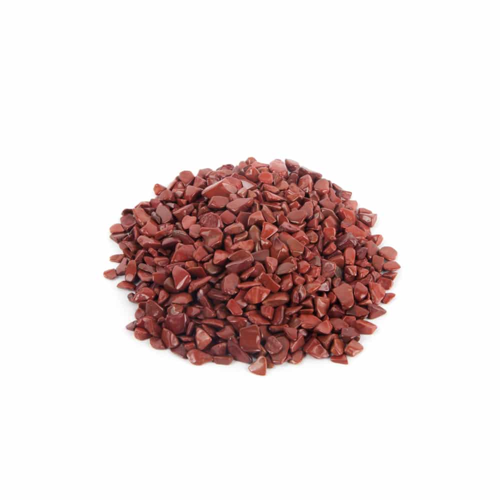 Trommelstenen Jaspis Rood (5-10 mm) - 100 gram