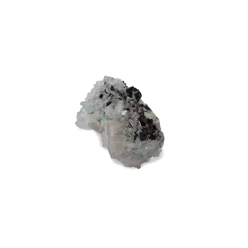 Edelsteen Bergkristal - Babingtoniet- Prehniet - Himalaya (Model 99)