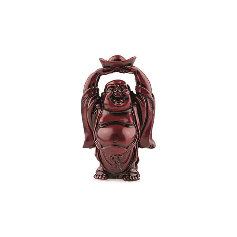 Boeddha Rood schaal boven Hoofd (9 cm)