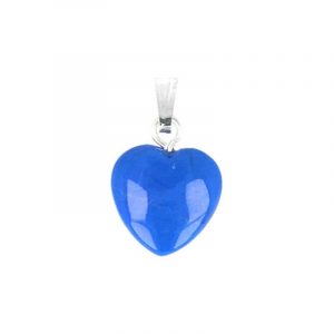Hartvormige Edelstenen Hanger Howliet Blauw (12 mm)
