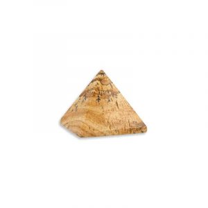 Edelsteen Piramide Jaspis Landschap - 25 mm