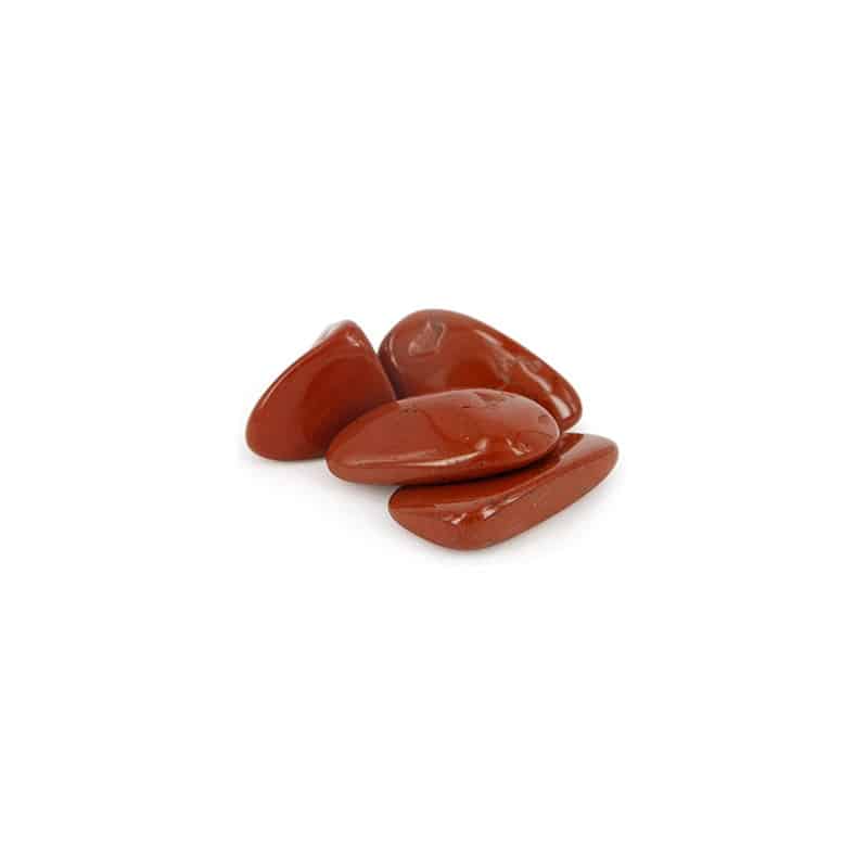 Trommelstenen Jaspis Rood (20-40 mm) - 100 gram