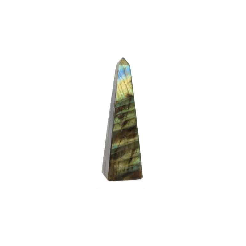 Edelsteen in Vorm Obelisk Labradoriet (65 mm)