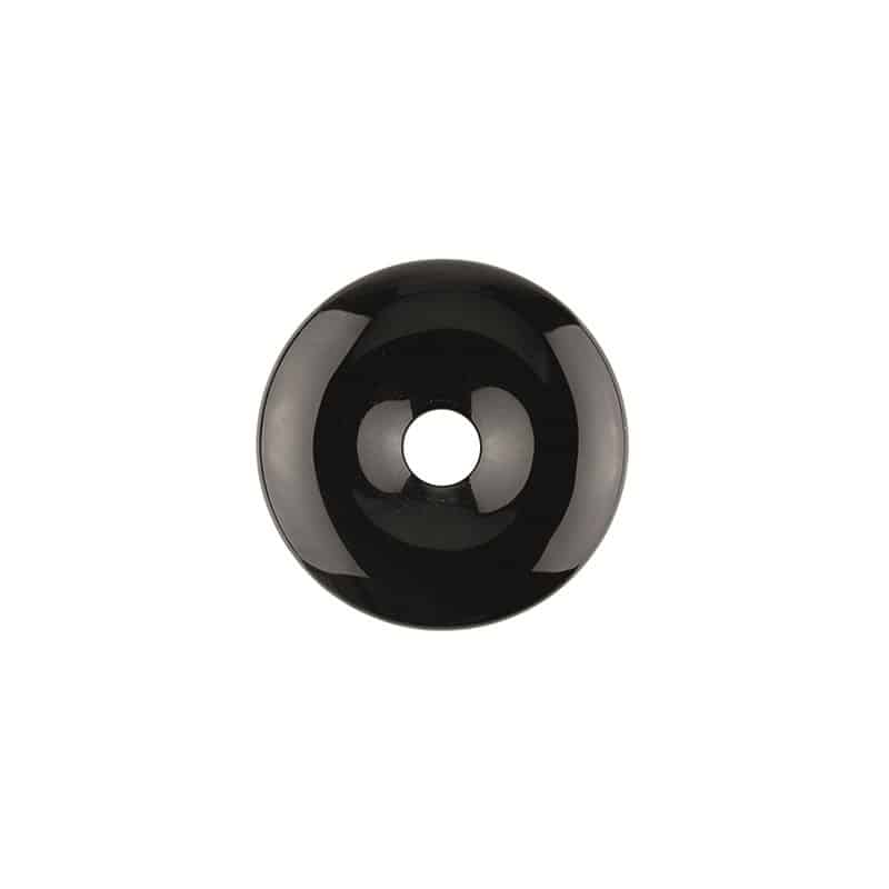 Donut Obsidiaan Zwart (30 mm)