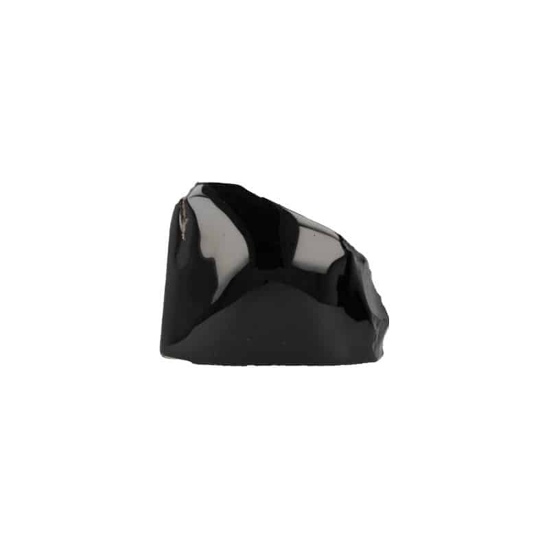 Edelsteen Obsidiaan Zwart Half Gepolijst (Model 4)
