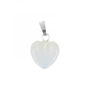 Hartvormige Edelstenen Hanger Opaliet (12 mm)