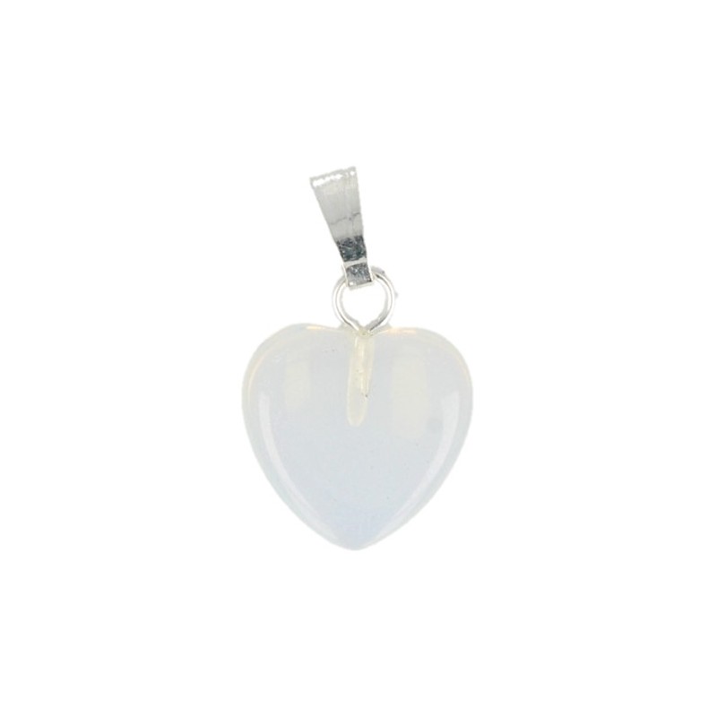Hartvormige Edelstenen Hanger Opaliet (12 mm)