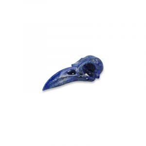 Kristallen Schedel Lapis Lazuli Raaf - 12 cm