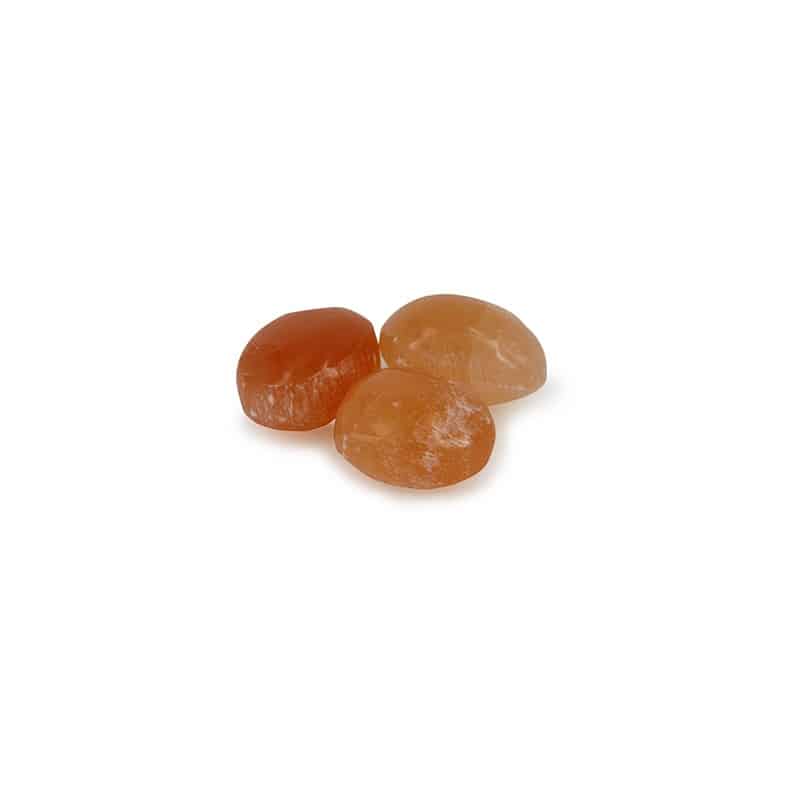 Trommelstenen Seleniet Oranje (20-40 mm) - 50 gram