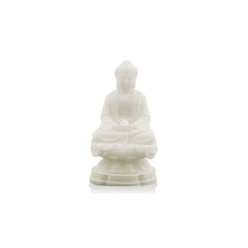 Sneeuwkwarts Beeldje Rulai Boeddha Zittend (11 cm)