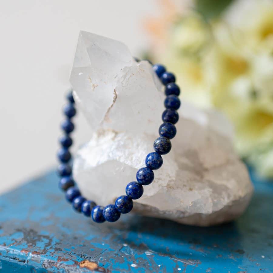 Edelstenen armband lapis lazuli