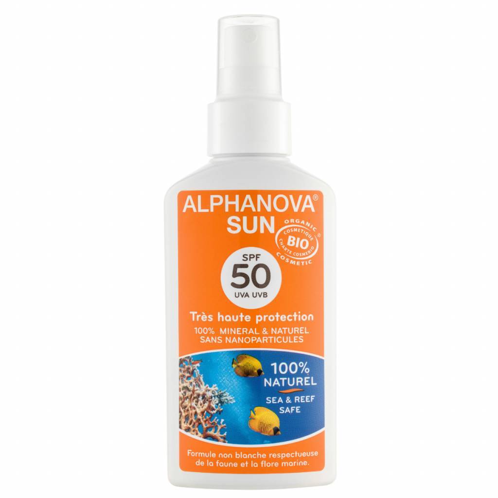Alphanova Vegan Zonnebrandspray (SPF 50)
