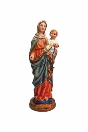 Beeld van Moeder Maria met Kindje Jezus (31,5 cm)