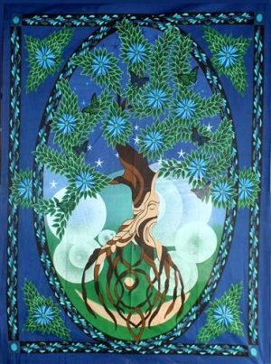 Katoenen Wandkleed - Tree of Life