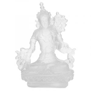 Beeld van Witte Tara (Transparant Wit)