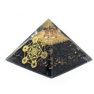Orgonite Pyramide Zwarte Toermalijn - Metatron - (70 mm)