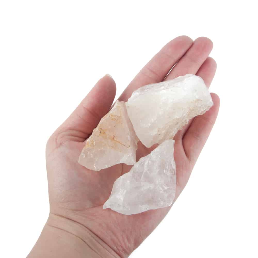 Ruwe Bergkristal Edelsteen 4-6 cm