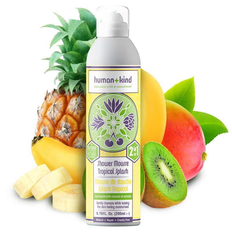 Human + Kind Shower Mousse Tropical Splash Vegan