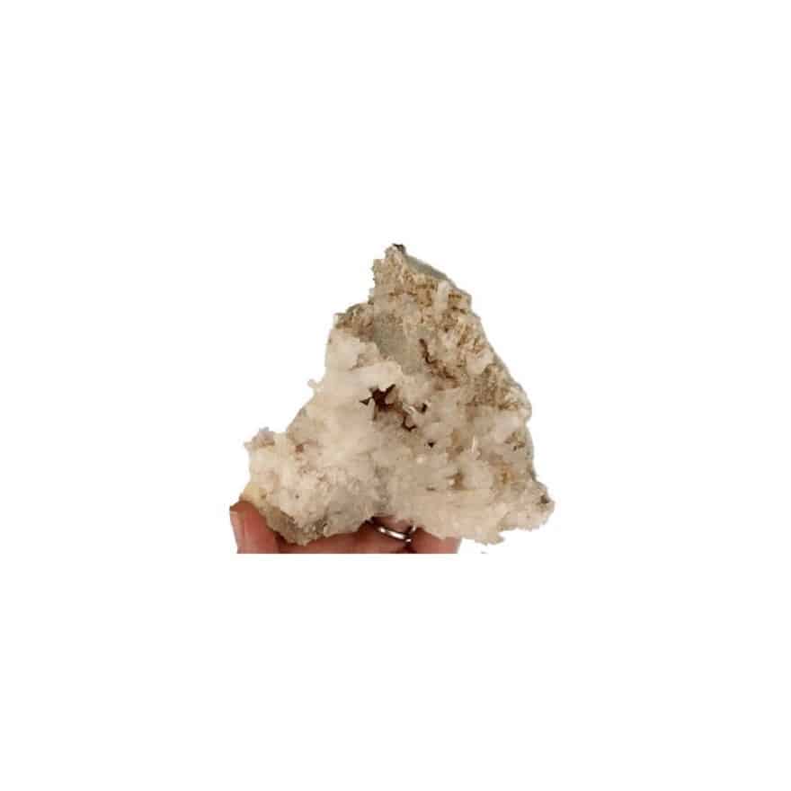 Combinatie van Bergkristal, Lemurisch Kristal en Fadenkwarts (Model 6)