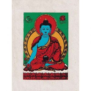 Ansichtkaart Medicijn Boeddha (Set van 4)