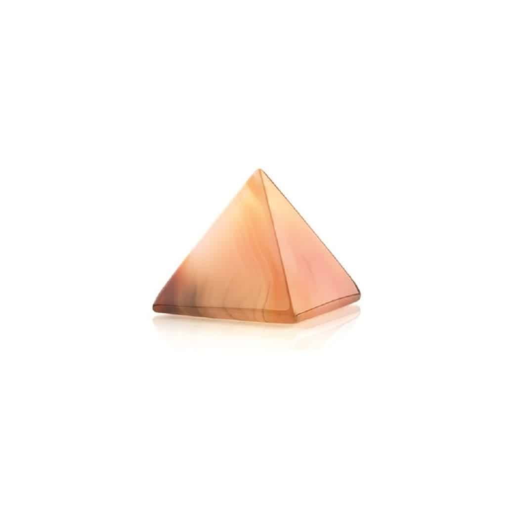 Edelsteen Piramide Carneool - 30 mm