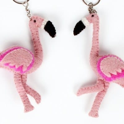 Flamingo Sleutelhanger