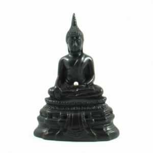 Beeld Polystone Boeddha met Parel (15 cm)
