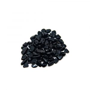 Trommelstenen Zwarte Obsidiaan (10 - 20 mm) - 100 gram