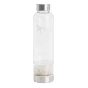 Spiru Edelsteen Waterfles Bergkristal - 400 ml