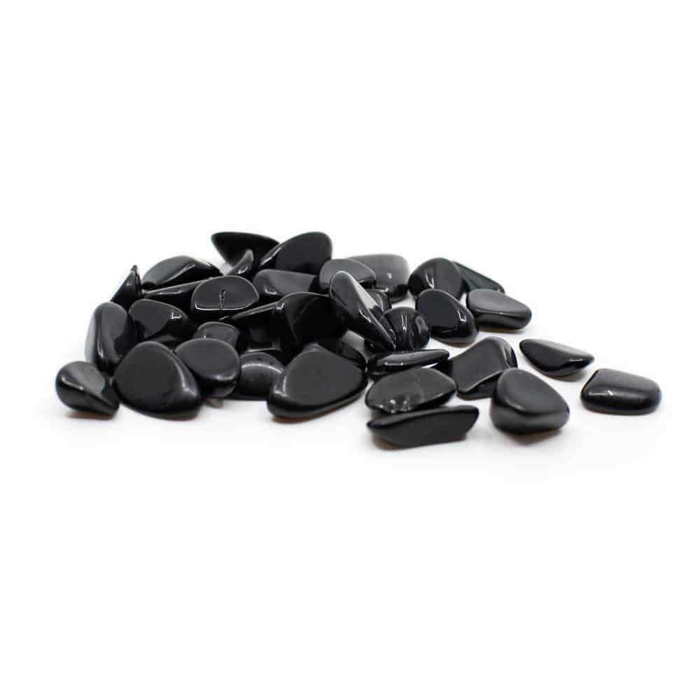 Trommelstenen Zwarte Obsidiaan (20 to 40 mm) - 200 gram