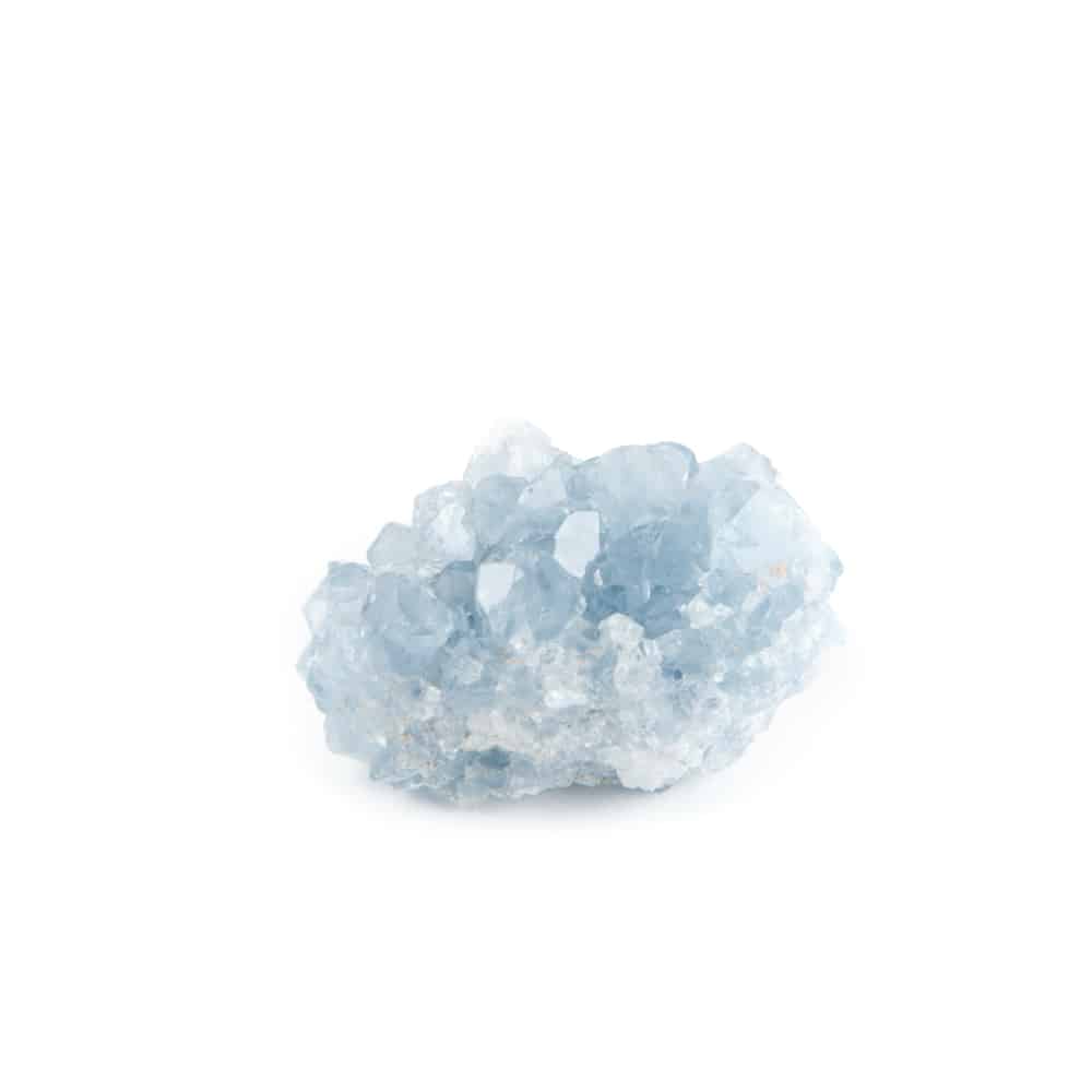 ruwe kristallen steen lichtblauw
