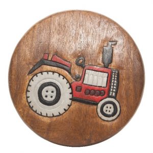 Kinderkrukje met Tractor (Acaciahout)
