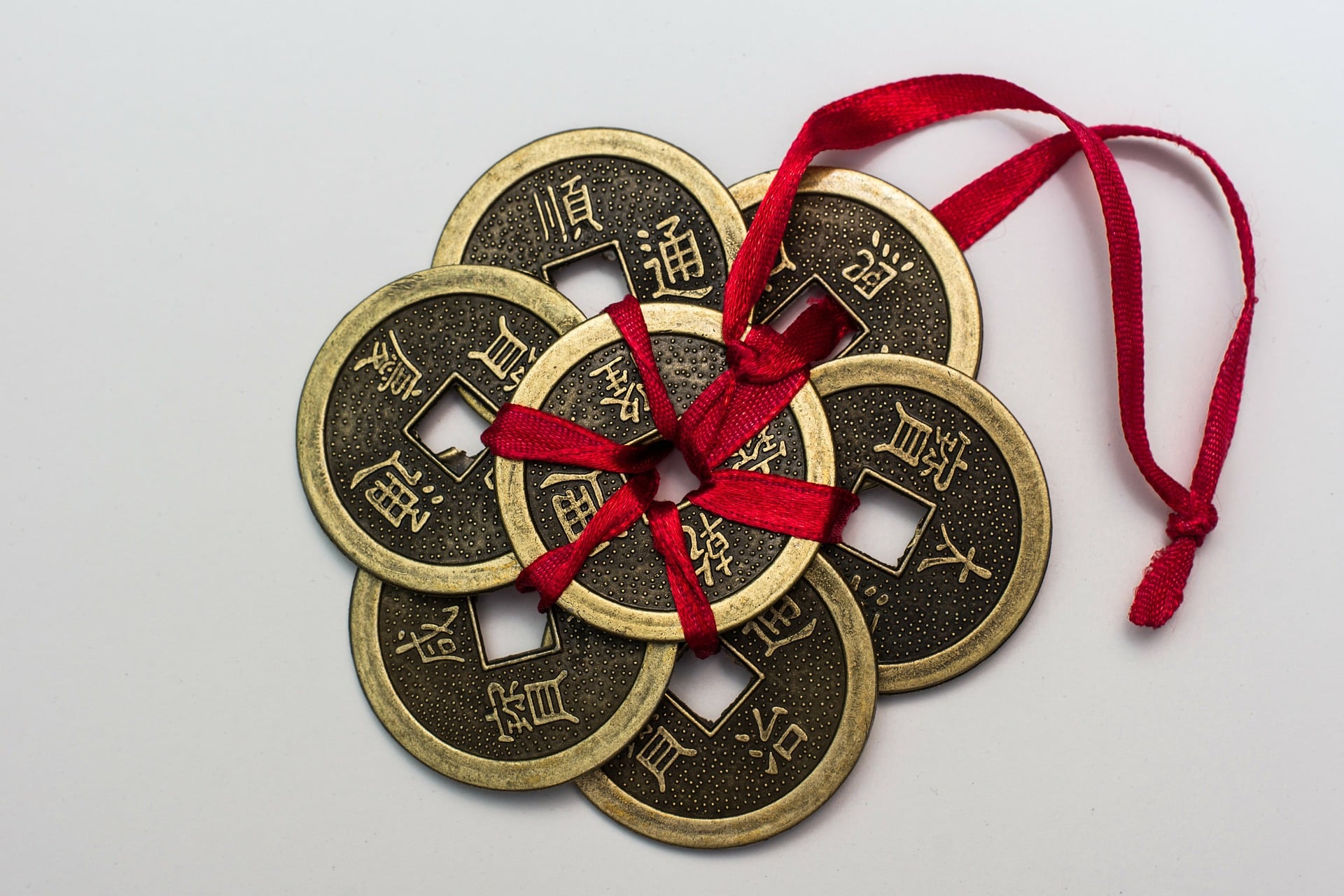 Chinese Lucky Coins for I Ching