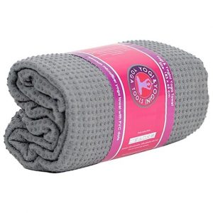 Yoga Handdoek PVC Antislip Grijs