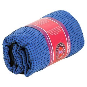 Yoga Handdoek PVC Antislip Blauw