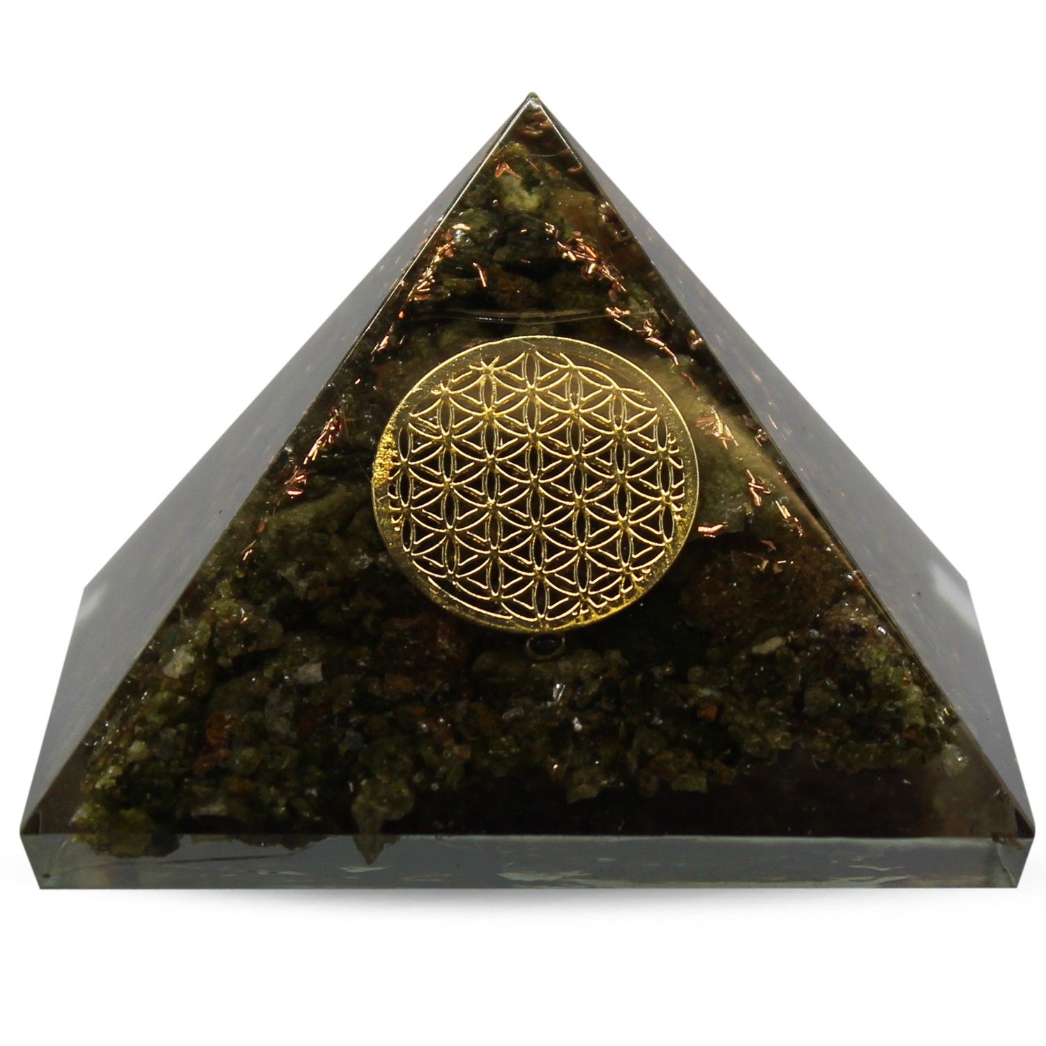 Orgonite Piramide Epidoot - Flower of Life - (40 mm)