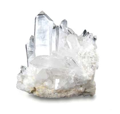 Orgonite Piramide Amethist/ Bergkristal/ Rozenkwarts (70 mm)