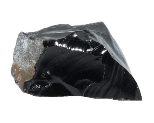 Yoni Wand Obsidiaan S-vorm (10 cm)