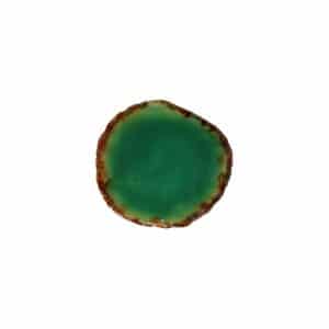 Groene Agaatschijf Klein (6 - 10 cm)