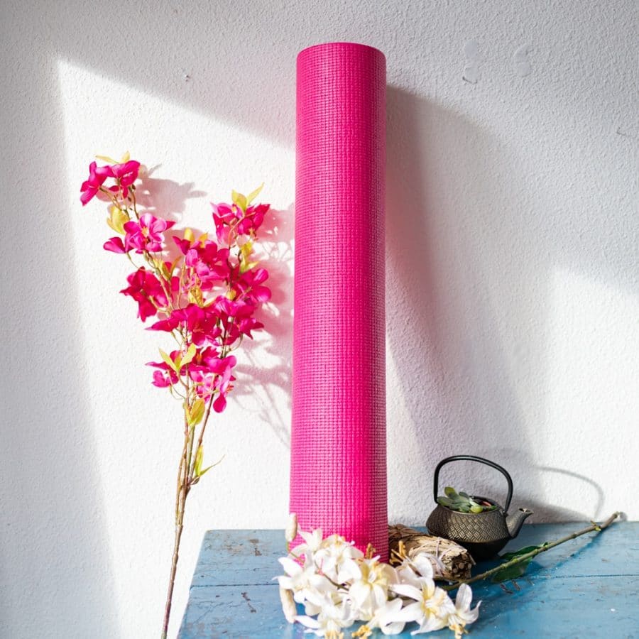 basic yogamat roze