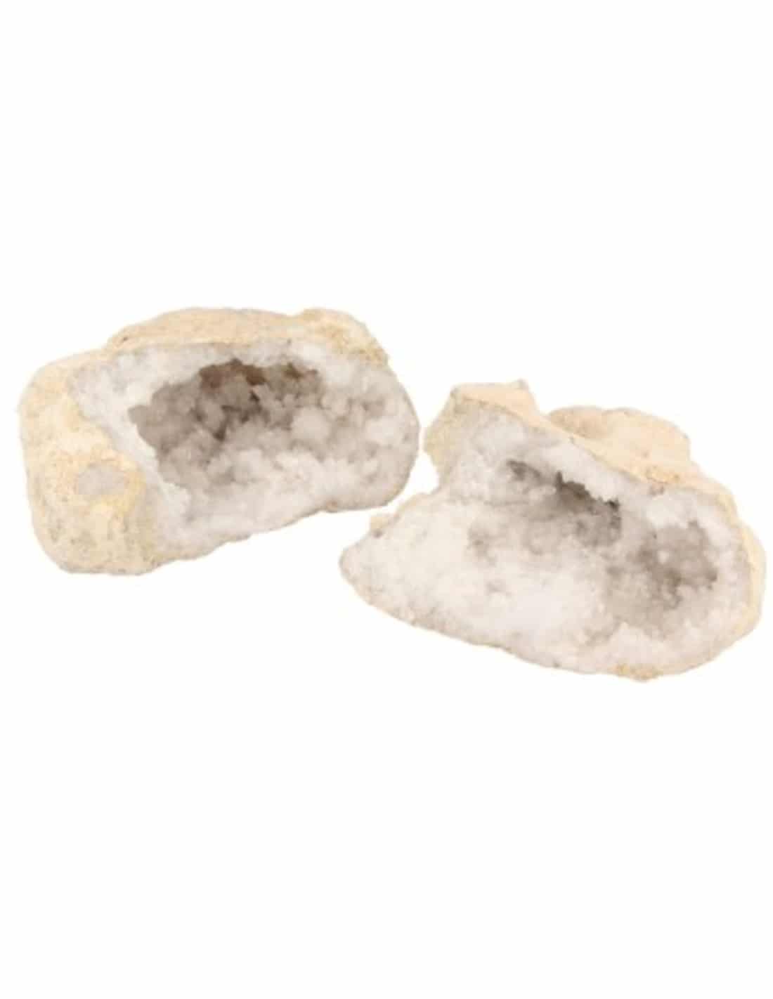 Eén paar Geodes van Bergkristal (Model 25)